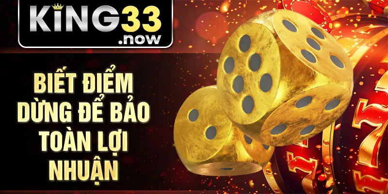 Biết điểm dừng để bảo toàn lợi nhuận